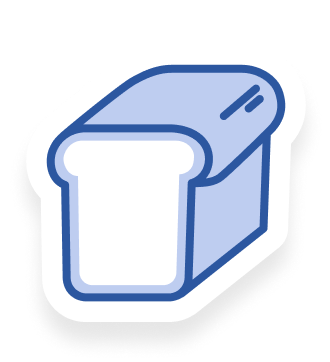An illustration of a loaf of bread.